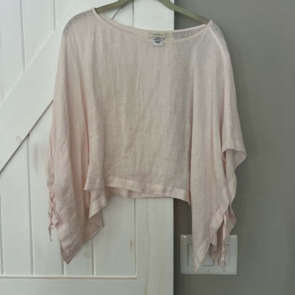 Spartina 449 Light Pink Sheer Blouse